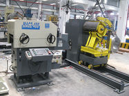 Rolo da folha de metal que carimba a linha de produção automatizada de recepção da máquina de perfuração da imprensa
